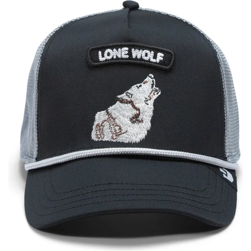 epci-curbata-negru-snapback-gb2-lone-wolf-the-rocker-the-farm-de-goorin-bros