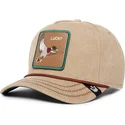 epci-curbata-bej-snapback-lucky-duck-canvas-the-farm-de-goorin-bros