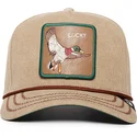 beige-bojd-skarm-snapback-keps-lucky-duck-canvas-the-farm-fran-goorin-bros
