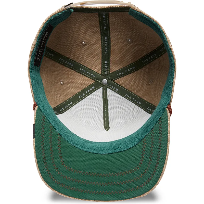 epci-curbata-bej-snapback-lucky-duck-canvas-the-farm-de-goorin-bros