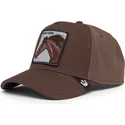 epci-curbata-maro-snapback-dark-horse-field-100-all-season-wool-the-farm-de-goorin-bros