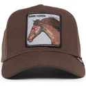 gorra-curva-marron-snapback-caballo-darkhorsefield100-all-season-wool-the-farm-de-goorin-bros