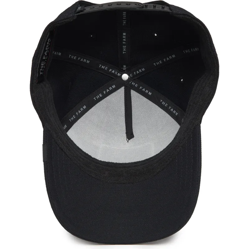 cappello-curvo-nero-snapback-pantera-black-panther-field-100-all-season-wool-the-farm-di-goorin-bros