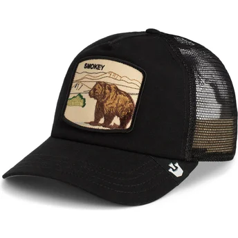 casquette-trucker-noire-ours-smokey-camp-crasher-park-range-the-farm-goorin-bros