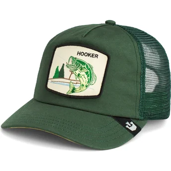 Gorra trucker verde pez Hooker Large Mouth Park Range The Farm de Goorin Bros.