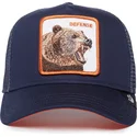 casquette-trucker-bleue-marine-ours-defense-bear-fan-the-farm-goorin-bros