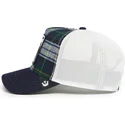 casquette-trucker-bleue-marine-et-blanche-vache-cash-mooncow-uk-plaid-the-farm-goorin-bros