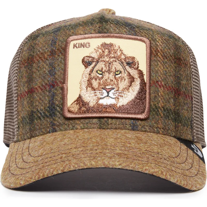 epci-curbata-maro-snapback-king-moon-lion-uk-plaid-the-farm-de-goorin-bros