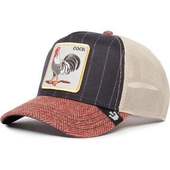 czapka-trucker-wielokolorowa-gallo-cock-moon-rooster-uk-plaid-the-farm-od-goorin-bros