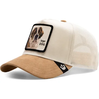 epci-curbata-bej-snapback-top-dog-the-suede-st-bernard-the-farm-de-goorin-bros