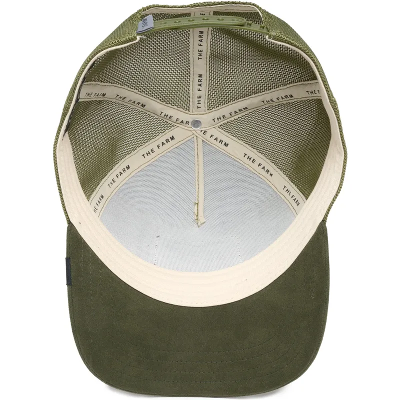 cappellino-trucker-verde-maiale-hog-the-suede-pig-the-farm-di-goorin-bros