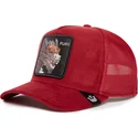 casquette-trucker-rouge-dragon-fury-the-suede-dragon-the-farm-goorin-bros