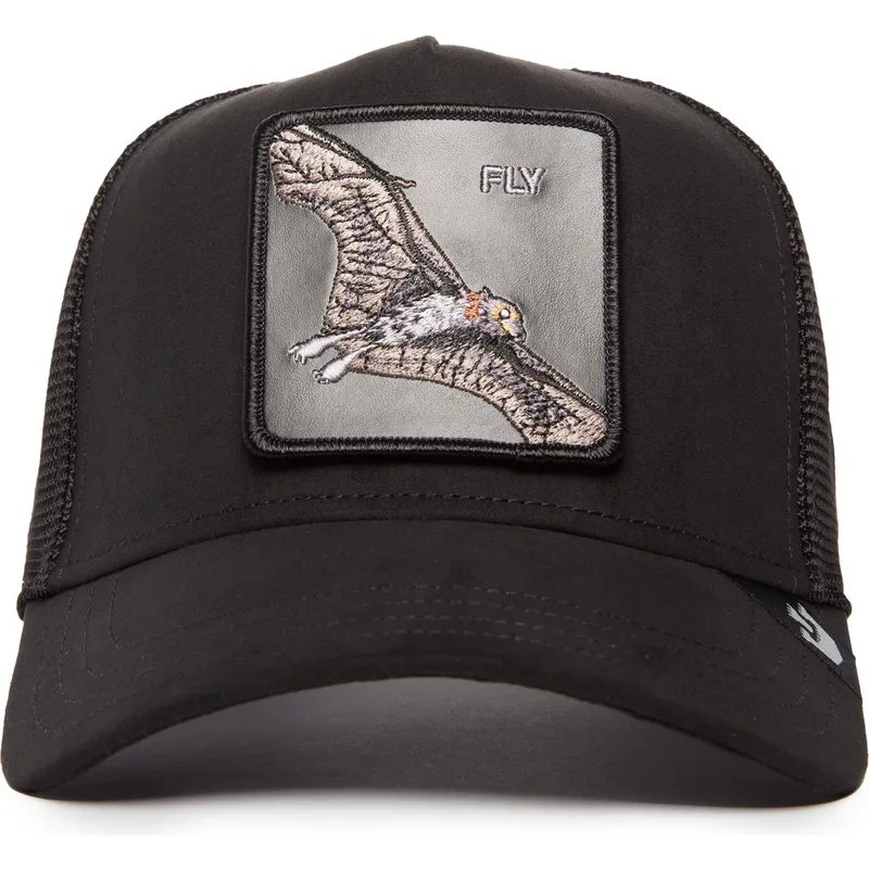 epci-curbata-negru-snapback-fly-the-suede-bat-blacked-out-the-farm-de-goorin-bros