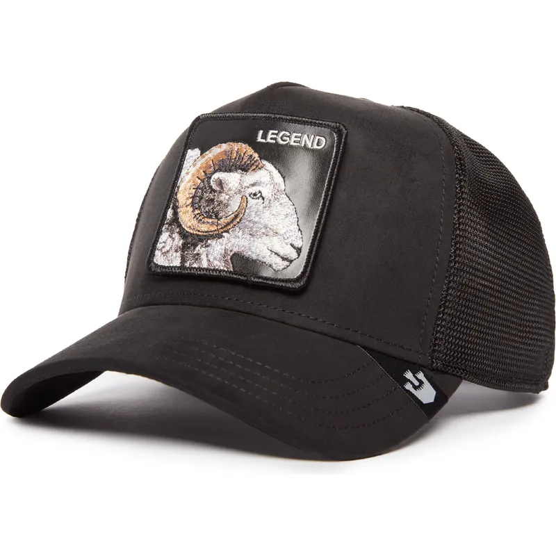 epci-curbata-negru-snapback-legend-the-suede-ram-blacked-out-the-farm-de-goorin-bros