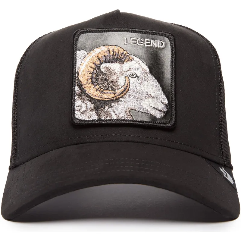 epci-curbata-negru-snapback-legend-the-suede-ram-blacked-out-the-farm-de-goorin-bros