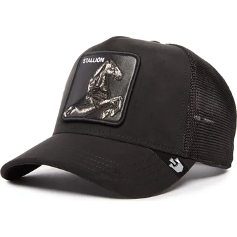 epci-curbata-negru-snapback-the-suede-stallion-blacked-out-the-farm-de-goorin-bros