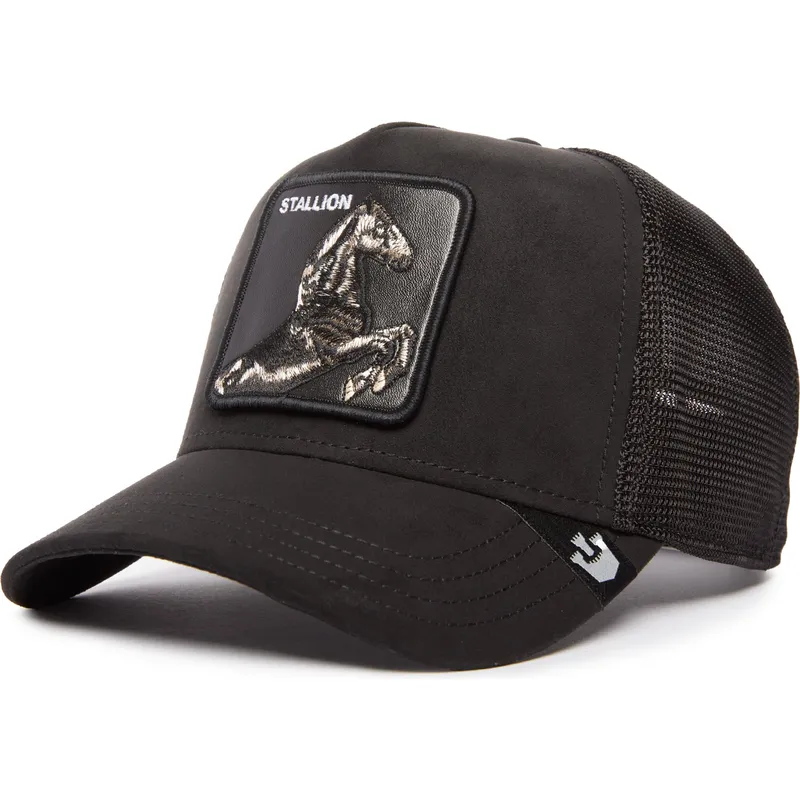 epci-curbata-negru-snapback-the-suede-stallion-blacked-out-the-farm-de-goorin-bros