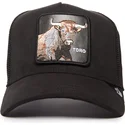 epci-curbata-negru-snapback-the-suede-bull-blacked-out-the-farm-de-goorin-bros
