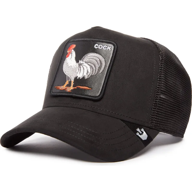 epci-curbata-negru-snapback-cock-the-suede-rooster-blacked-out-the-farm-de-goorin-bros