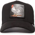 epci-curbata-negru-snapback-cock-the-suede-rooster-blacked-out-the-farm-de-goorin-bros