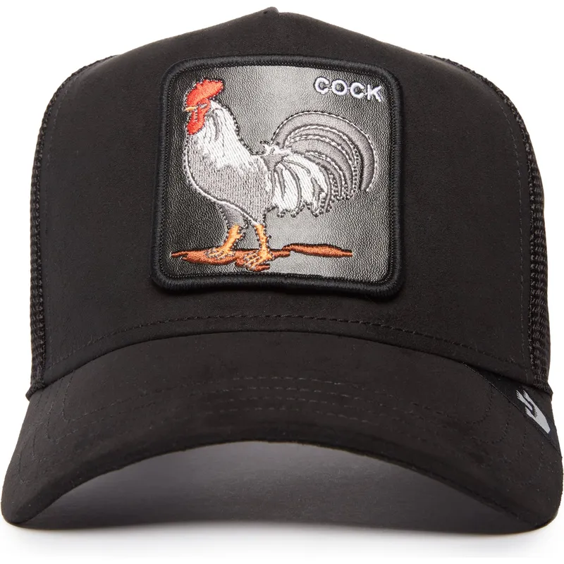 epci-curbata-negru-snapback-cock-the-suede-rooster-blacked-out-the-farm-de-goorin-bros