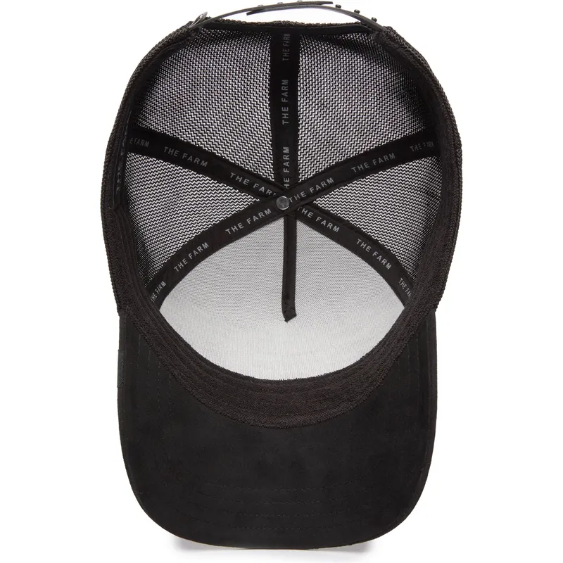 epci-curbata-negru-snapback-cock-the-suede-rooster-blacked-out-the-farm-de-goorin-bros