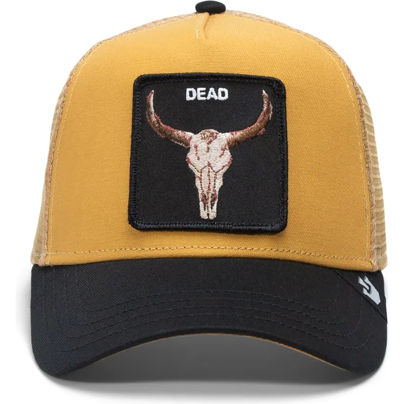 epci-curbata-galben-snapback-the-dead-skull-eco-brutalism-the-farm-de-goorin-bros