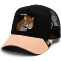 gorra-trucker-nera-e-beige-leopardo-the-pantera-big-cats-the-farm-di-goorin-bros