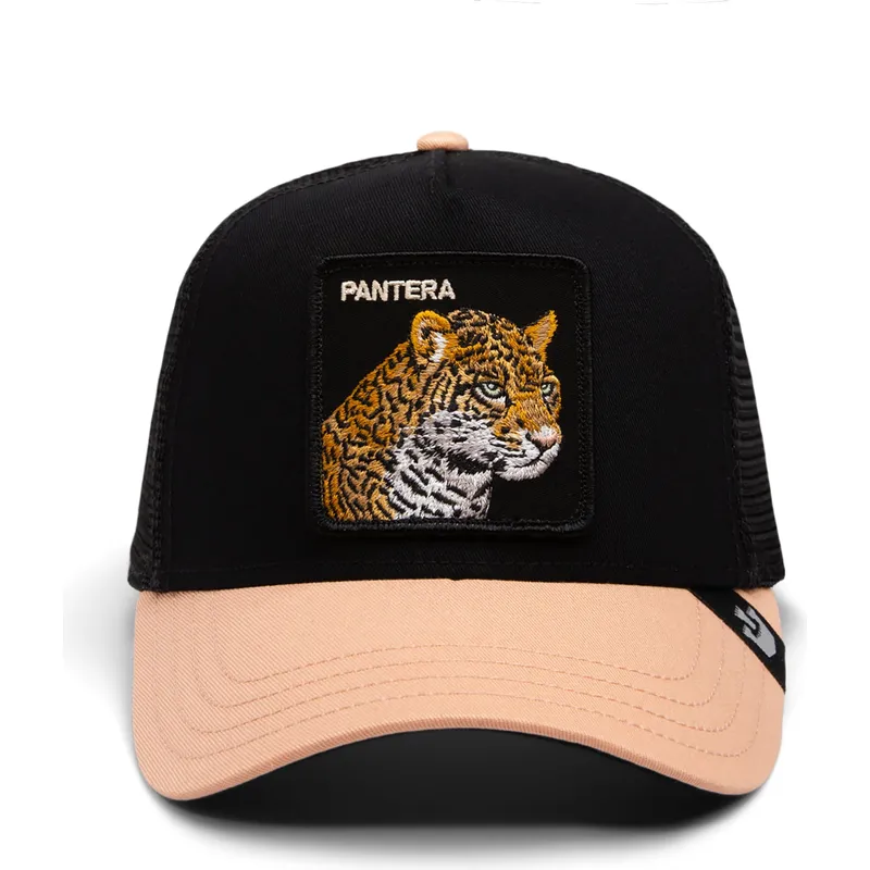 gorra-trucker-nera-e-beige-leopardo-the-pantera-big-cats-the-farm-di-goorin-bros