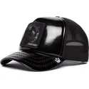 epci-curbata-negru-snapback-obsidian-panther-puff-patent-the-farm-de-goorin-bros