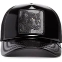 gorra-trucker-negra-pantera-obsidian-panther-puff-patent-the-farm-de-goorin-bros