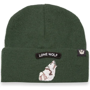 Bonnet vert loup Lone Wolf Soft Rock Wolf Classic Knit The Farm Goorin Bros.