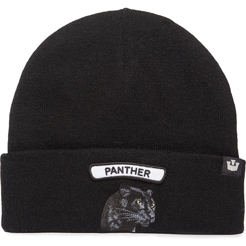 czarna-czapka-pantera-soft-rock-panther-classic-knit-the-farm-od-goorin-bros
