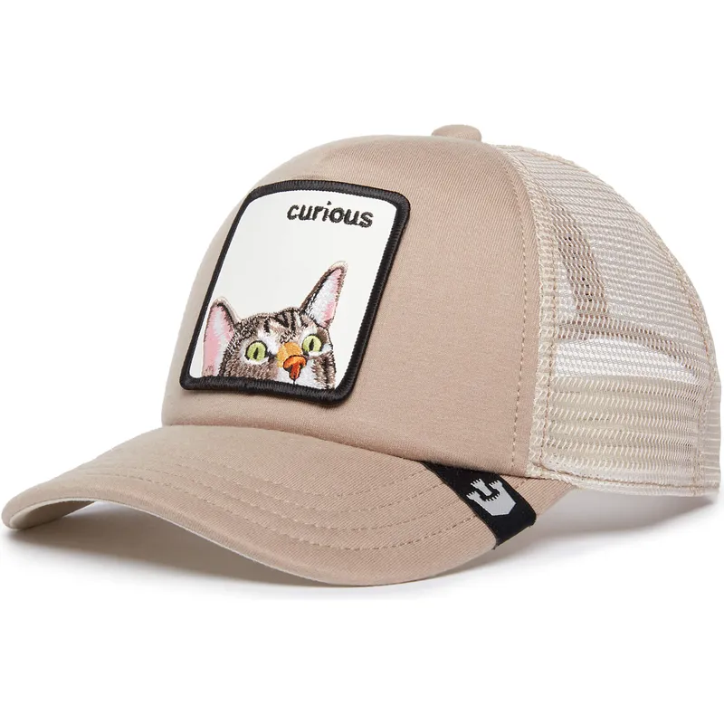 epci-curbata-bej-snapback-pentru-copii-curious-what-s-that-the-farm-de-goorin-bros