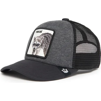 Casquette trucker grise pour enfant raton laveur Rascal Racacoonie The Farm Goorin Bros.