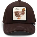 gorra-trucker-marron-para-nino-way-of-the-dodo-extinct-the-farm-de-goorin-bros