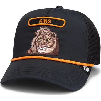 Goorin Bros. King GB2 Lion The Rocker The Farm Black Trucker Hat