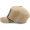 gorra-curva-marron-claro-snapback-oso-bear-bareduck-canvas-the-farm-de-goorin-bros