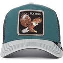 gorra-trucker-verde-y-blanca-aguila-fly-high-eagle-fan-the-farm-de-goorin-bros