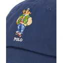 casquette-courbee-bleue-marine-ajustable-polo-bear-twill-polo-ralph-lauren