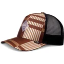 epci-curbata-maro-snapback-hft-shiny-check-de-djinns