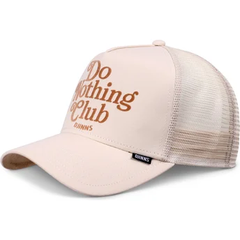 Czapka trucker beżowa Do Nothing Club HFT DNC 30th od Djinns