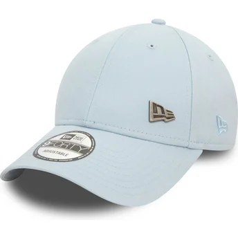 Gorra curva azul claro ajustable 9FORTY Pin de New Era