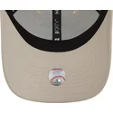 casquette-courbee-beige-ajustable-avec-logo-violet-9forty-repreve-mini-logo-new-york-yankees-mlb-new-era