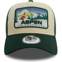 gorra-trucker-verde-a-frame-ski-patch-de-aspen-ciudades-y-playas-de-new-era