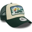 casquette-trucker-verte-a-frame-ski-patch-aspen-villes-et-plages-new-era