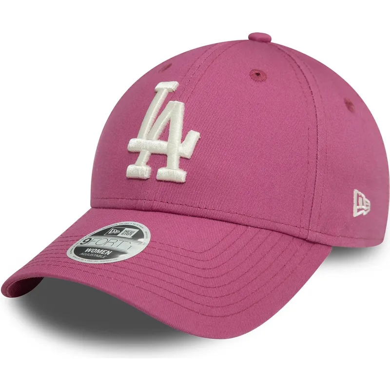 epci-curbata-roz-reglabila-9forty-league-essential-de-los-angeles-dodgers-mlb-de-new-era