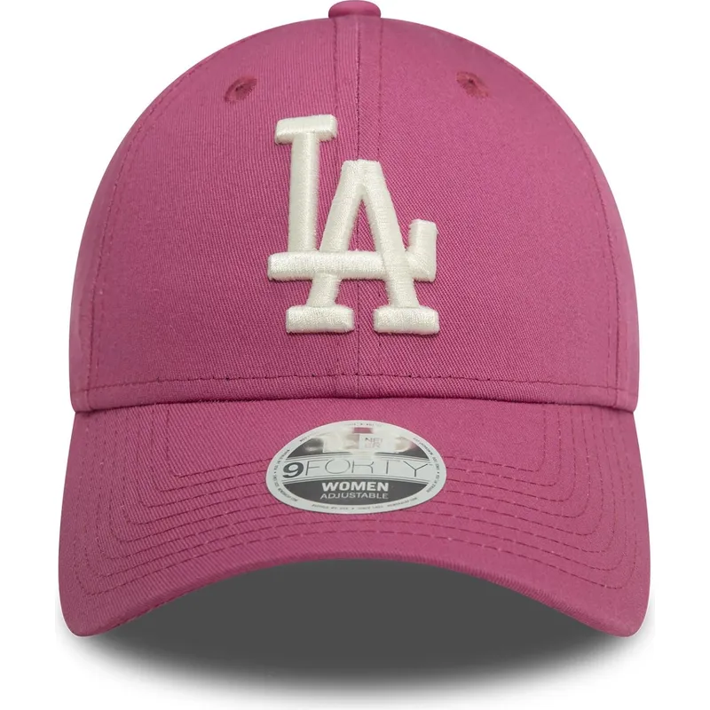 epci-curbata-roz-reglabila-9forty-league-essential-de-los-angeles-dodgers-mlb-de-new-era