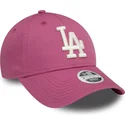 gorra-curva-rosa-ajustable-para-mujer-9forty-league-essential-de-los-angeles-dodgers-mlb-de-new-era