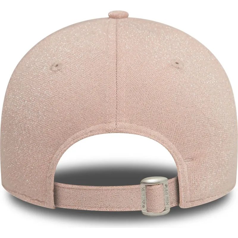 cappellino-curvo-rosa-regolabile-da-donna-9forty-glitter-dei-new-york-yankees-mlb-di-new-era